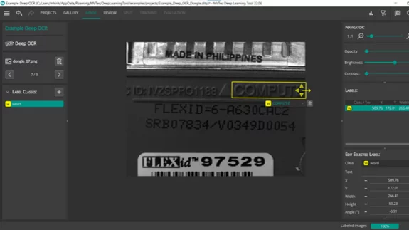 Deep OCR Interface