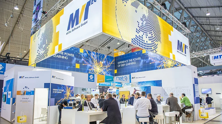 MVTec booth at trade fairs